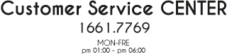 customer sevice center 1661.7769 mon-fre pm01:00~pm06:00